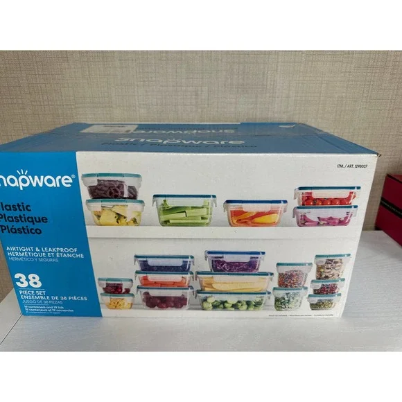 Snapware Container Blue Snaps Snapware | Kitchen | Snapware 32 Piece Food Storage Containers Set ...